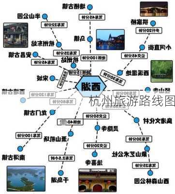 杭州旅游路线图