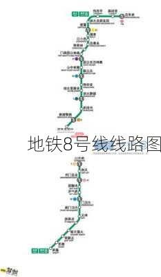 地铁8号线线路图