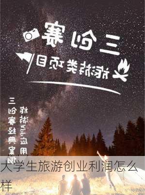 大学生旅游创业利润怎么样