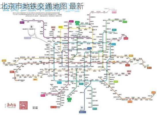 北京市地铁交通地图 最新