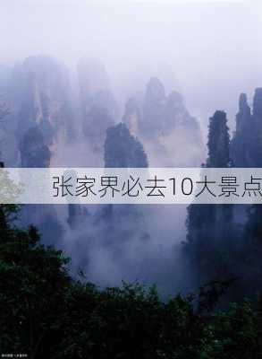 张家界必去10大景点