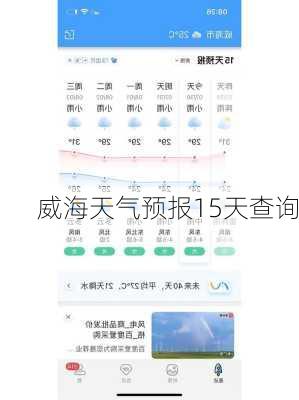 威海天气预报15天查询