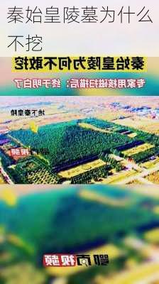 秦始皇陵墓为什么不挖