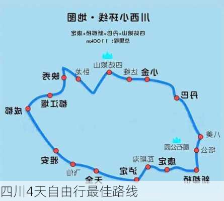 四川4天自由行最佳路线