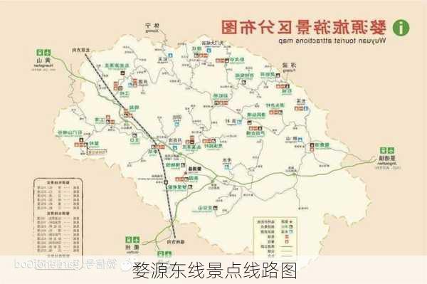 婺源东线景点线路图