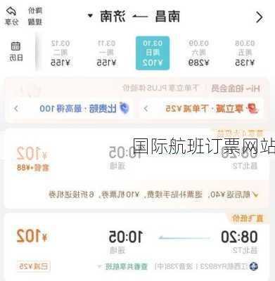 国际航班订票网站