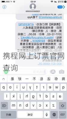 携程网上订票官网查询