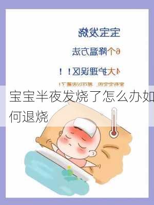 宝宝半夜发烧了怎么办如何退烧