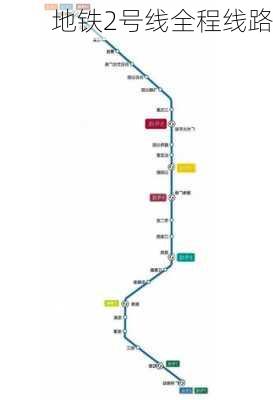 地铁2号线全程线路