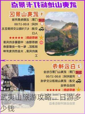 武夷山旅游攻略二日游多少钱