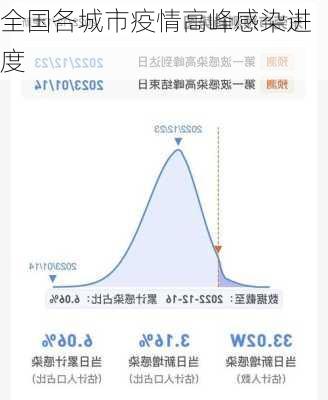 全国各城市疫情高峰感染进度