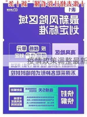 疫情政策调整最新