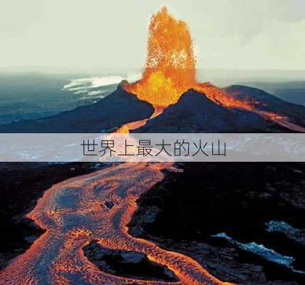 世界上最大的火山