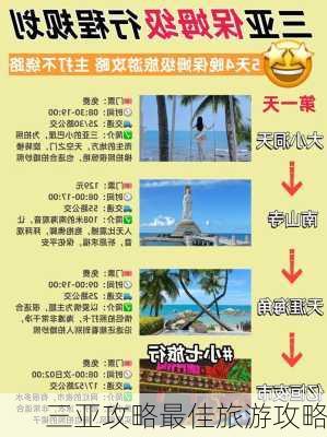 三亚攻略最佳旅游攻略